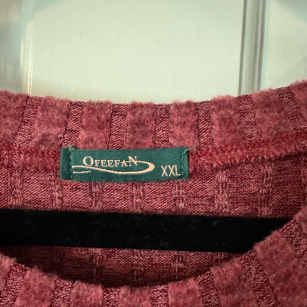 Pink Ribbed Tunic with Pockets - Picture 3 of 4